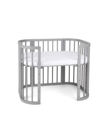 5in1Baby Crib with matress and cradle - Gray