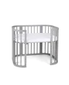 5in1Baby Crib with matress and cradle - Gray