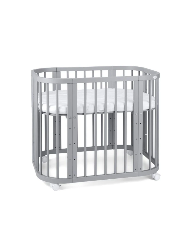5in1Baby Crib with matress and cradle - Gray | Waldin 5in1Baby Crib with matress and cradle - Gray | Waldin
