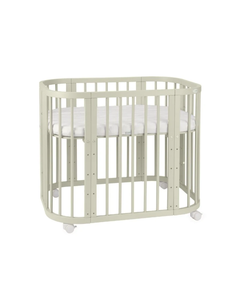 5in1 Baby Crib with mattress and cradle - Olive 5in1 Baby Crib with mattress and cradle - Olive