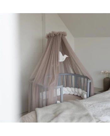 5in1Baby Crib with matress and cradle - Gray