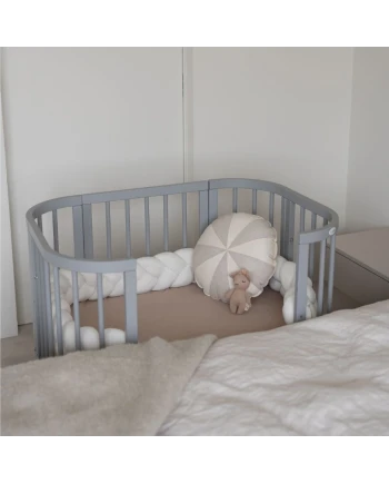 5in1Baby Crib with matress and cradle - Gray