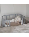 5in1Baby Crib with matress and cradle - Gray