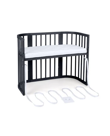 5in1 Baby Crib with mattress and cradle - Graphite