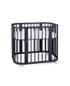 5in1 Baby Crib with mattress and cradle - Graphite