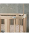 5in1 Baby Crib with matress and cradle - Natural wood