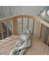 5in1 Baby Crib with matress and cradle - Natural wood