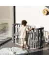 7in1 Oval Baby Crib with mattress - Gray | Waldin