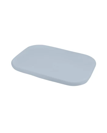 Organic Cotton Fitted Sheet 93x65 for 5in1 Crib – Blue