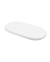 Organic Cotton Sheet 123x73 Oval Crib - White | WALDIN