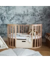 Organic Cotton Sheet 123x73 Oval Crib - White | WALDIN