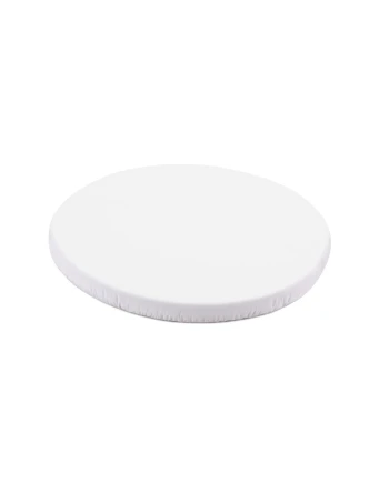 Organic Cotton Sheet 73x73 Oval Crib 7in1 - White | WALDIN