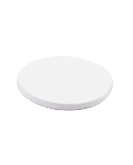 Organic Cotton Sheet 73x73 Oval Crib 7in1 - White | WALDIN