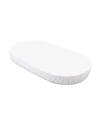 Organic Cotton Sheet 123x73 Oval Crib - White | WALDIN