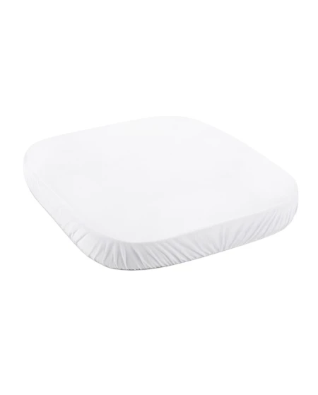 Organic Cotton Sheet 73x73 White for 7in1 Crib WALDIN