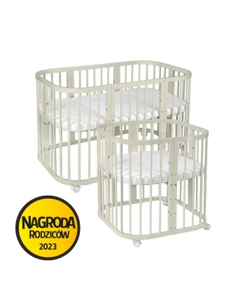 7in1 Baby crib with mattress - Olive