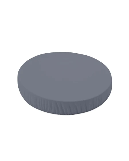 Organic Cotton Sheet 73x73cm Oval Crib - Graphite | WALDIN