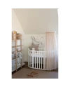 Beige Tulle Canopy for Crib + Canopy Frame