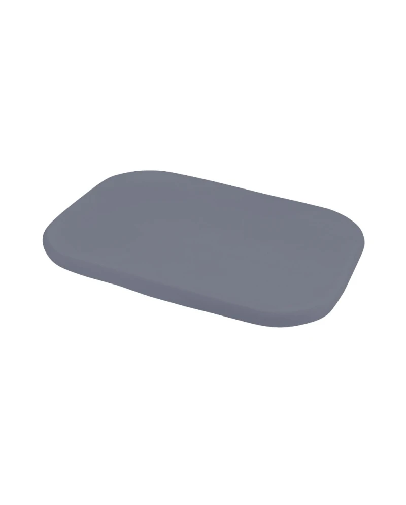 Organic Cotton Sheet 93x65 for 5in1 Crib – Graphite | Waldin