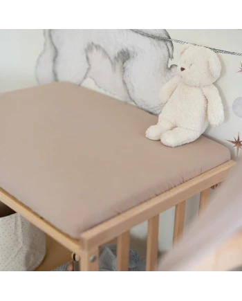 Sheet for changing table 70x50 cm - Taupe | Waldin
