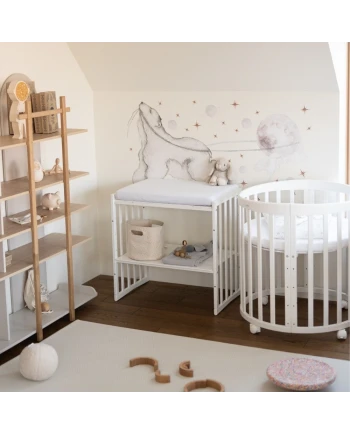 Sheet for changing table 70x50 cm - White | Waldin