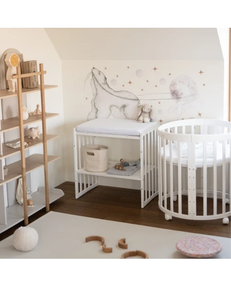Sheet for changing table 70x50 cm - White | Waldin