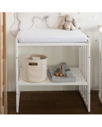 Sheet for changing table 70x50 cm - White | Waldin