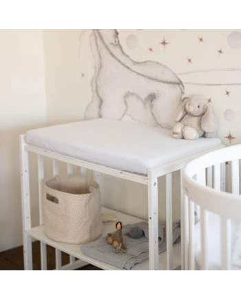 Sheet for changing table 70x50 cm - White | Waldin