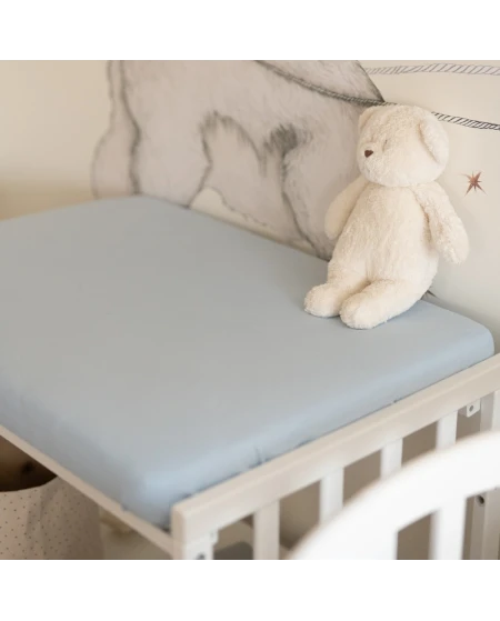Sheet for changing table 70x50 cm - Blue | Waldin