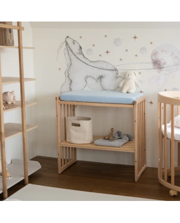 Sheet for changing table 70x50 cm - Blue | Waldin