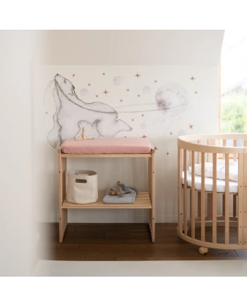 Sheet for changing table 70x50 cm - Rose | Wadlin