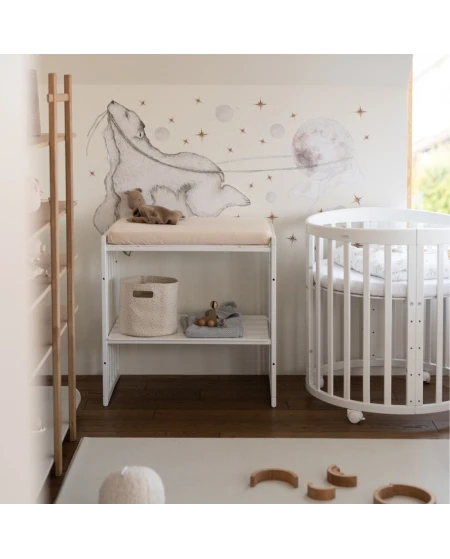 Sheet for changing table 70x50 cm - Beige | Waldin