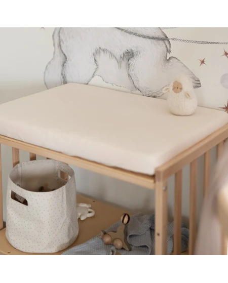 Sheet for changing table 70x50 cm - Beige | Waldin