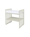 7in1 Oval Baby Crib with mattress - Olive