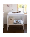 7in1 Oval Baby Crib with mattress - White