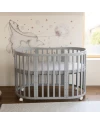 Organic Cotton Sheet 123x73 Oval Crib - Gray