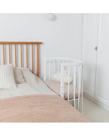 7in1 Baby crib with mattress - White