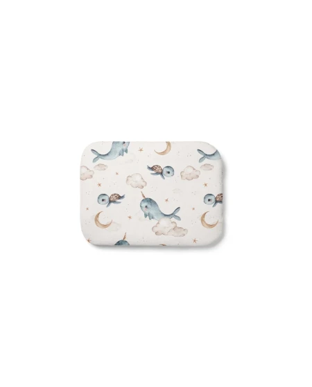 Bamboo Baby Pillow 30x40 – Whales | Waldin