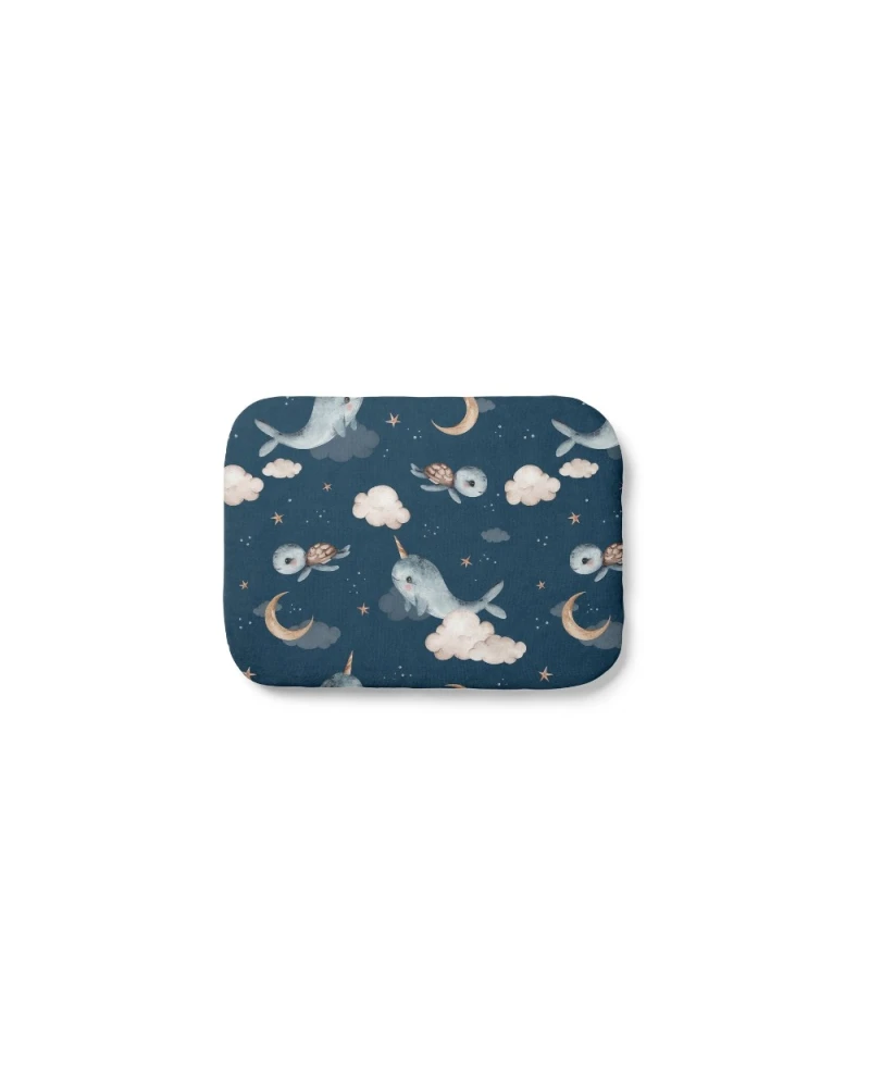 Bamboo Baby Pillow 30x40 – Whales | Waldin