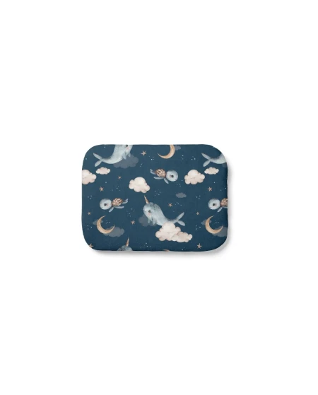 Bamboo Baby Pillow 30x40 – Whales | Waldin