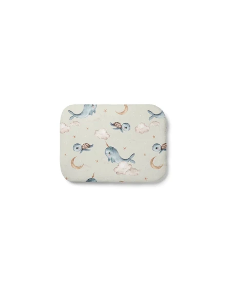 Bamboo Baby Pillow 30x40 – Whales | Waldin