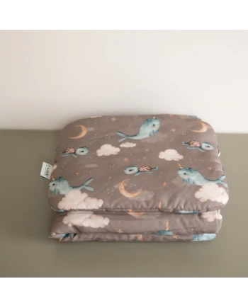 Bamboo Baby Pillow 30x40 – Whales | Waldin