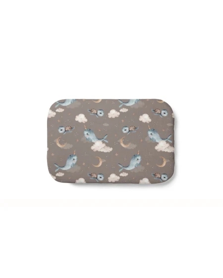 Bamboo Baby Pillow 60x40 – Whales | Waldin