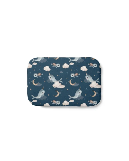 Bamboo Baby Pillow 60x40 – Whales | Waldin