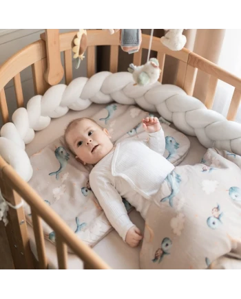 Bamboo Baby Pillow 60x40 – Whales | Waldin