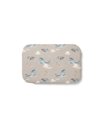 Bamboo Baby Pillow 60x40 – Whales | Waldin