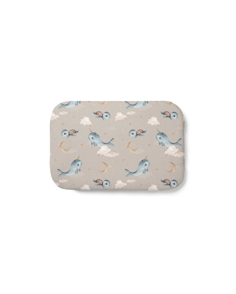 Bamboo Baby Pillow 60x40 – Whales | Waldin Bamboo Baby Pillow 60x40 – Whales | Waldin