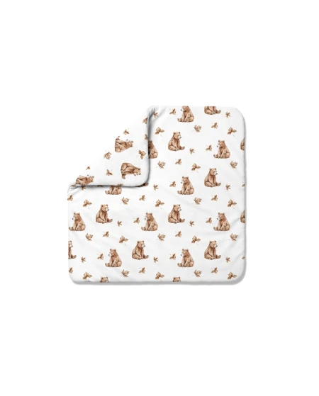 Bamboo baby duvet 75x75 + cone ribbon Bears | Waldin