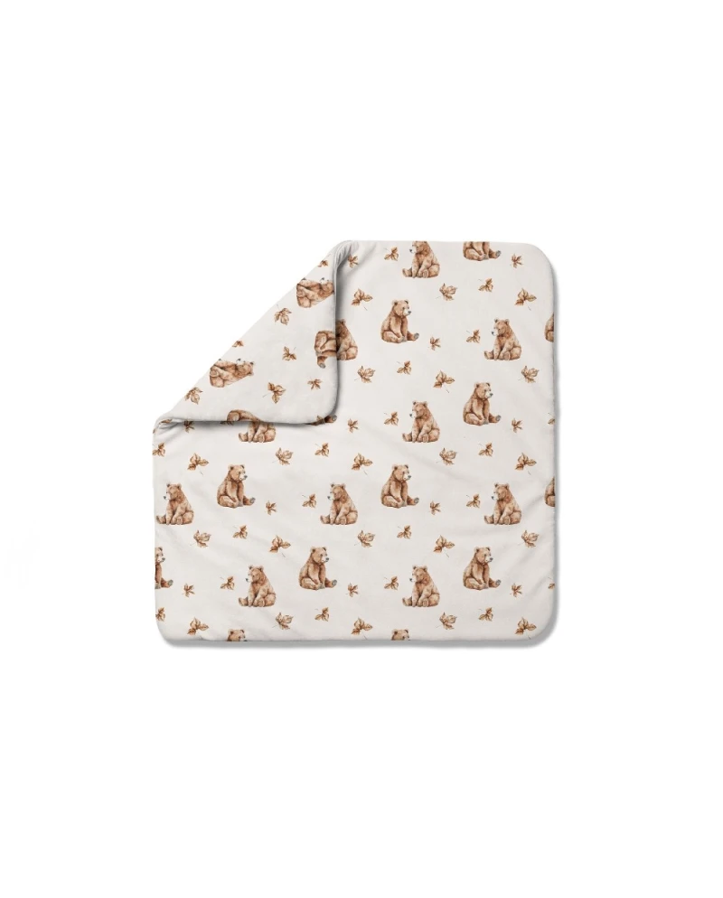 Bamboo baby duvet 75x75 + cone ribbon Bears | Waldin