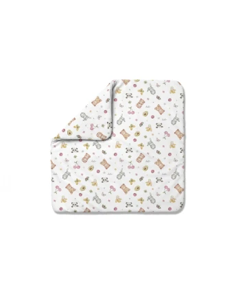 Bamboo baby duvet 75x75 + cone ribbon Candy Cute